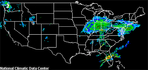 Snow and ice storm, December 24-26, 2002 - National Radar Imagery